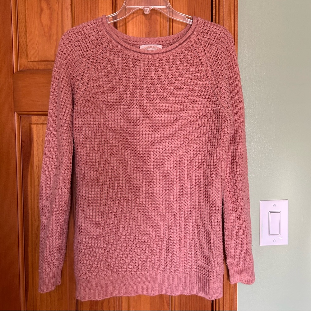 Women’s Pink/Mauve Tunic Sweater